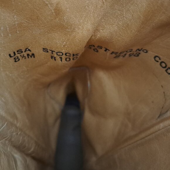 Corral Distressed Black Embellished Cowboy Boots Size 8.5 - Picture 7 of 7